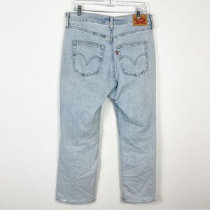 Levi's High Waisted Crop Flare Jeans Size 32